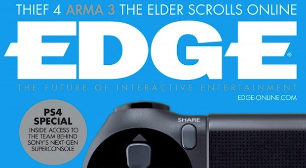 La PS4 en une du magazine Edge