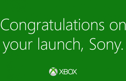 Microsoft félicite Sony pour le lancement de la PS4
