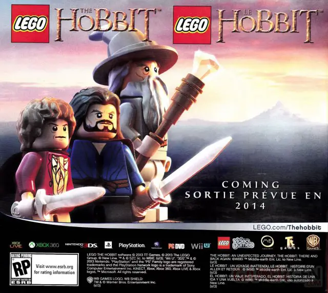 Lego Le Hobbit, annoncé pour 2014