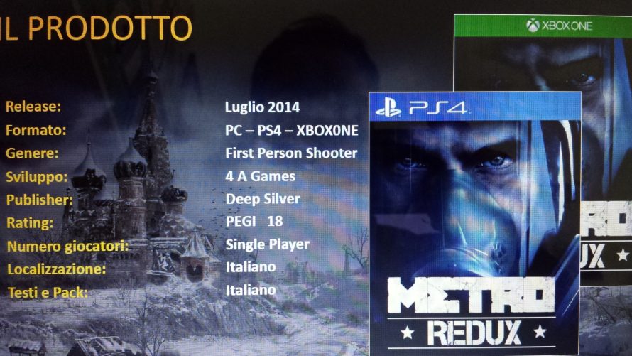 Rumeur : Metro Redux (Metro 2033 + Metro Last Light + DLC) en juillet 2014 sur PS4 ?
