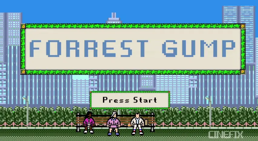 Le jeu vidéo Forrest Gump imaginé par CineFix