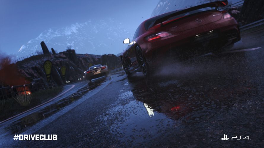 De superbes screenshots illustrants la pluie dynamique dans Driveclub