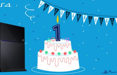 Joyeux premier anniversaire à la PS4