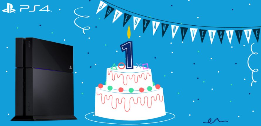 Joyeux premier anniversaire à la PS4