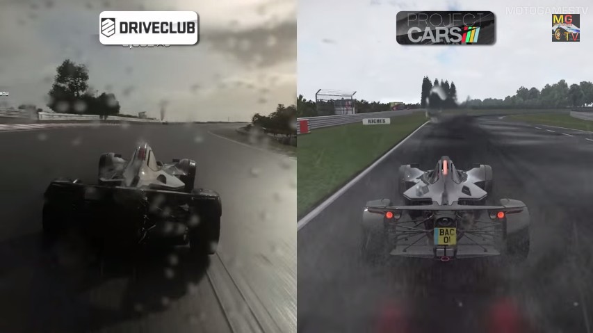 DriveClub vs Project Cars : le comparatif météo