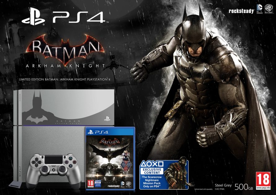 Un pack PS4 édition limitée pour Batman Arkham Knight