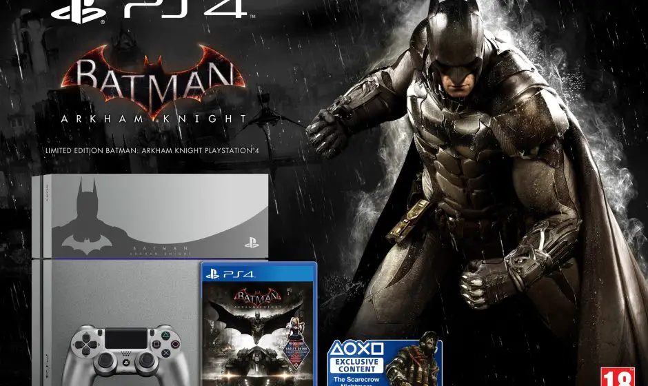 Un pack PS4 édition limitée pour Batman Arkham Knight
