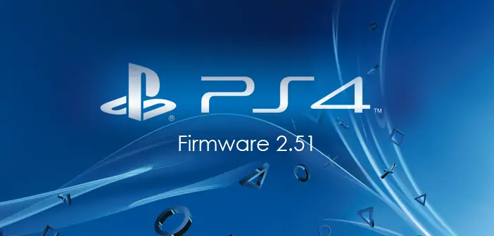 La mise à jour 2.51 de la PS4 est disponible
