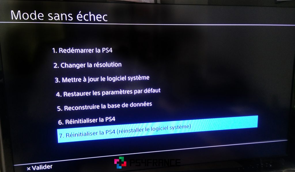 ps4 mode sans echec