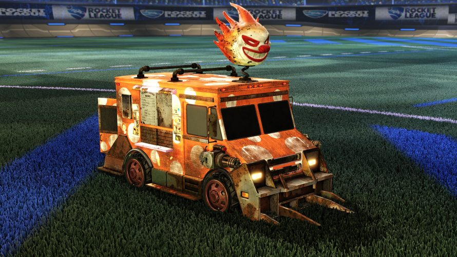 Rocket League : le camion « Sweet Tooth » de Twisted Metal sera jouable sur PS4