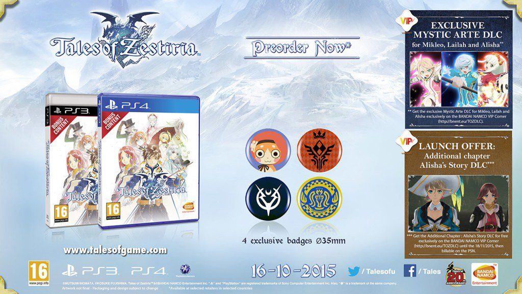 Tales of Zestiria pre-order 2