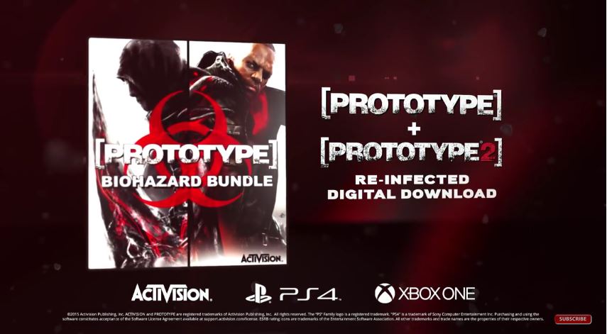 Prototype et Prototype 2 disponibles dès demain sur PS4