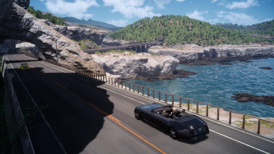 Final Fantasy XV : Images et vidéo de gameplay en voiture