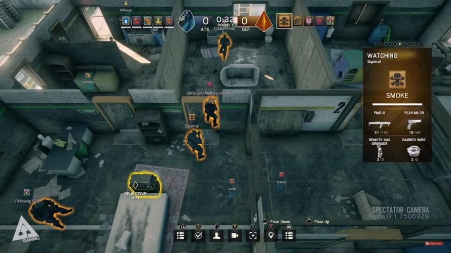 Rainbow Six Siege : le mode spectateur en démonstration