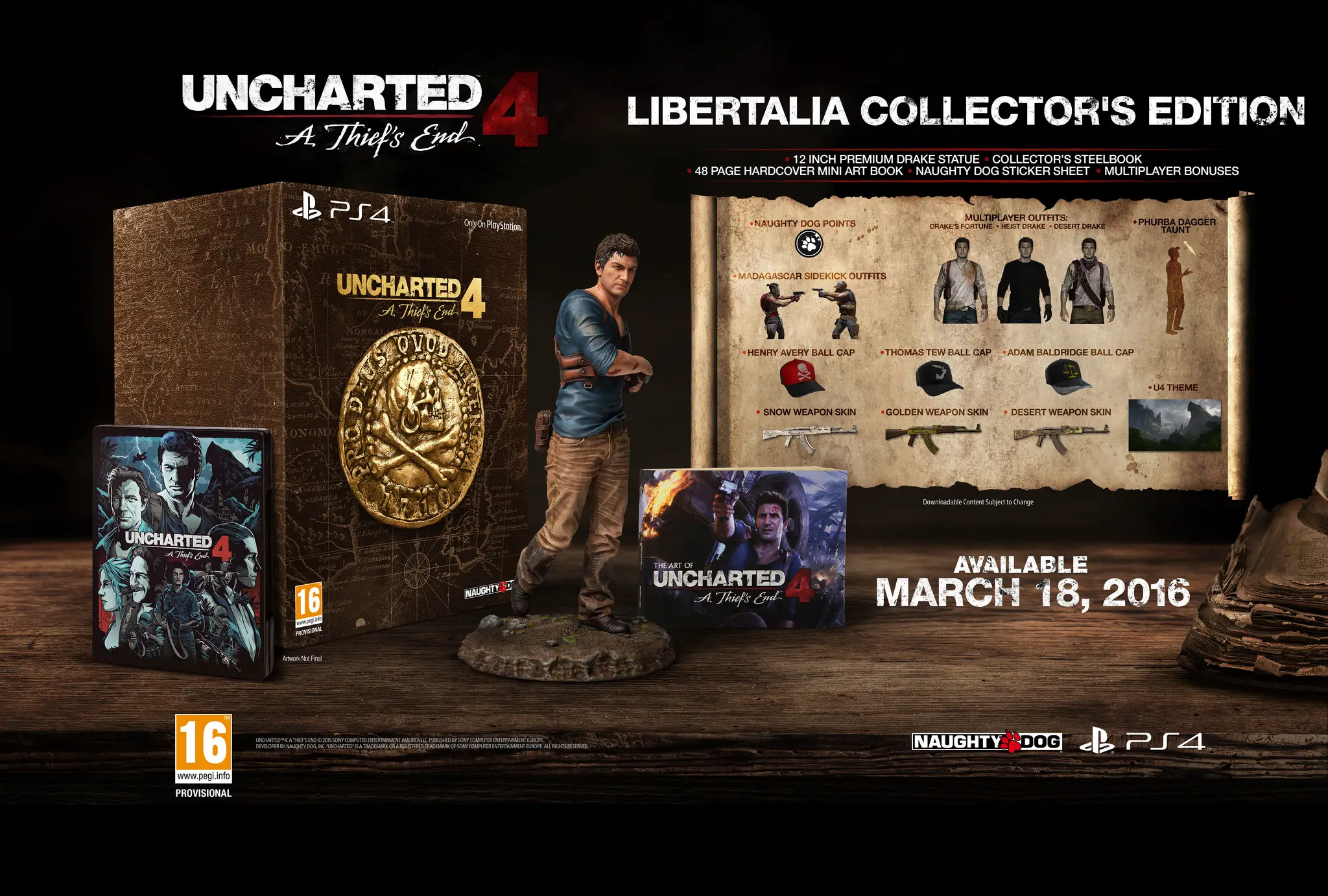 Uncharted 4 Libertalia Collector Edition