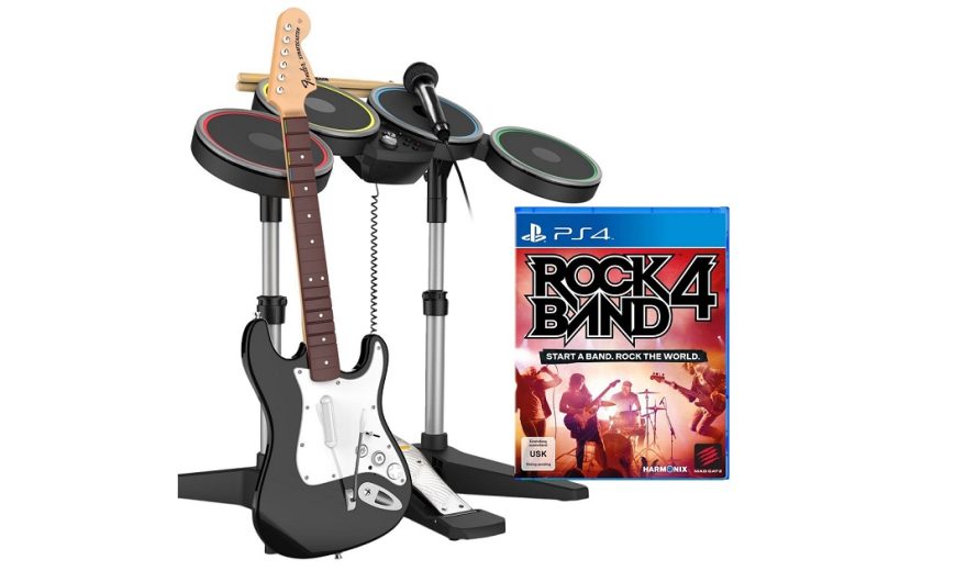 Rock Band 4 : La liste des instruments compatibles