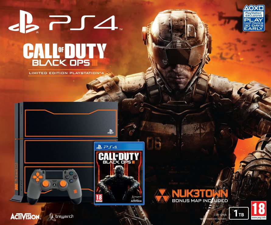 Une PS4 édition limitée pour Call of Duty : Black Ops 3