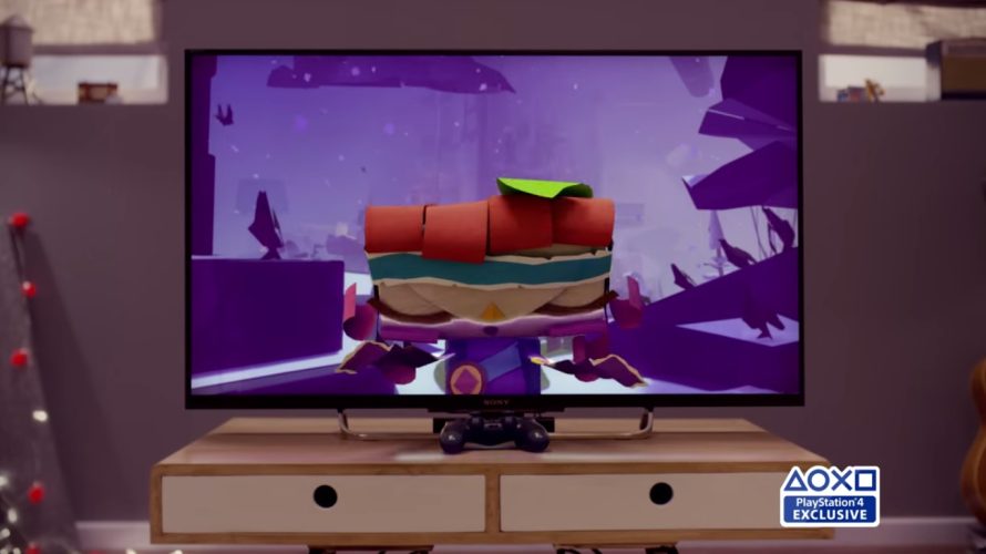 Une publicité pour Tearaway Unfolded