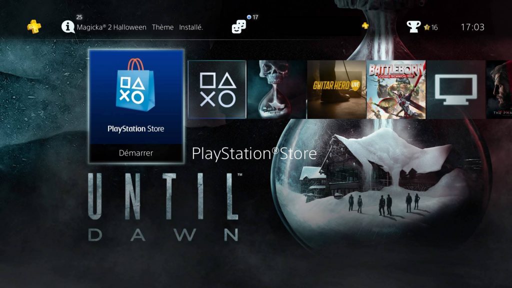 Theme Until Dawn screenshot 1