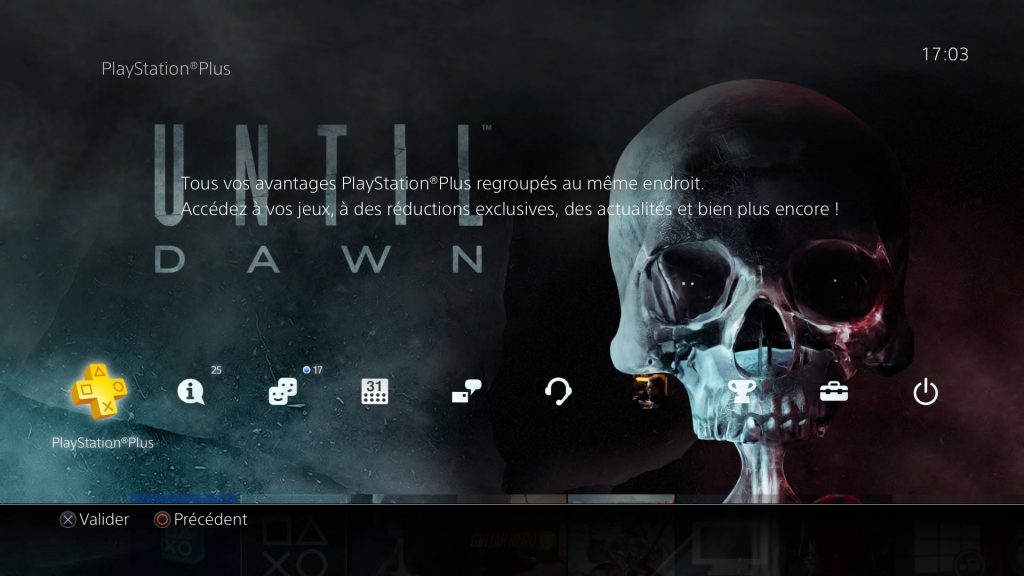 Thème Until Dawn screenshot 2