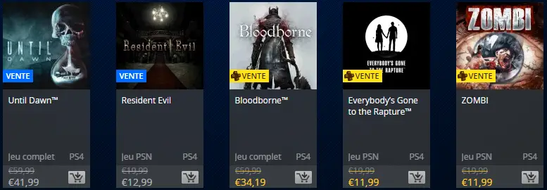 Promos PlayStation Store