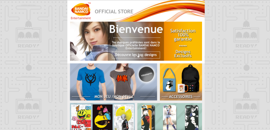 Bandai Namco Europe lance sa boutique en ligne