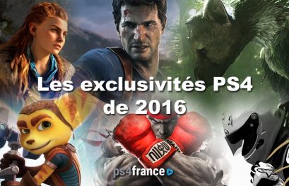 Les exclusivités PS4 à venir pour 2016