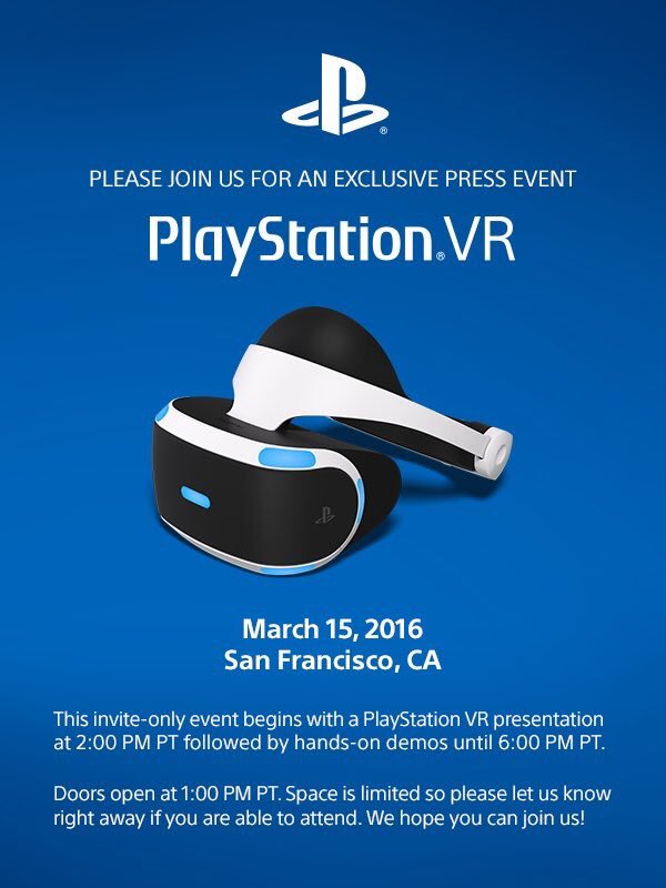 march conference playstation vr