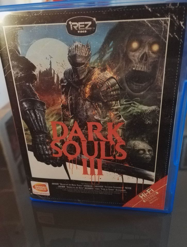 Jaquette VHS Dark souls 3 PS4