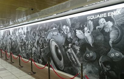 Une station de métro japonaise aux couleurs de Dragon Quest Heroes II