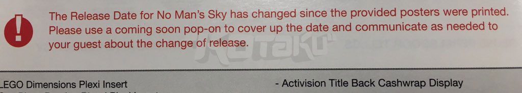 No man's sky release postponed