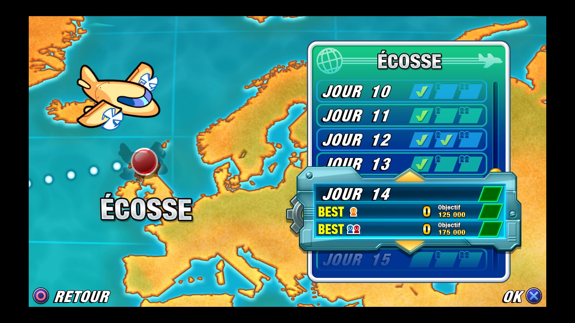 Votre tour du monde ne sera pas des plus reposants.