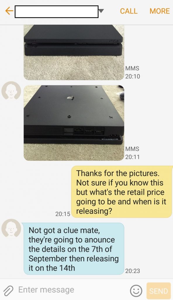 PS4 Slim release and reveal date