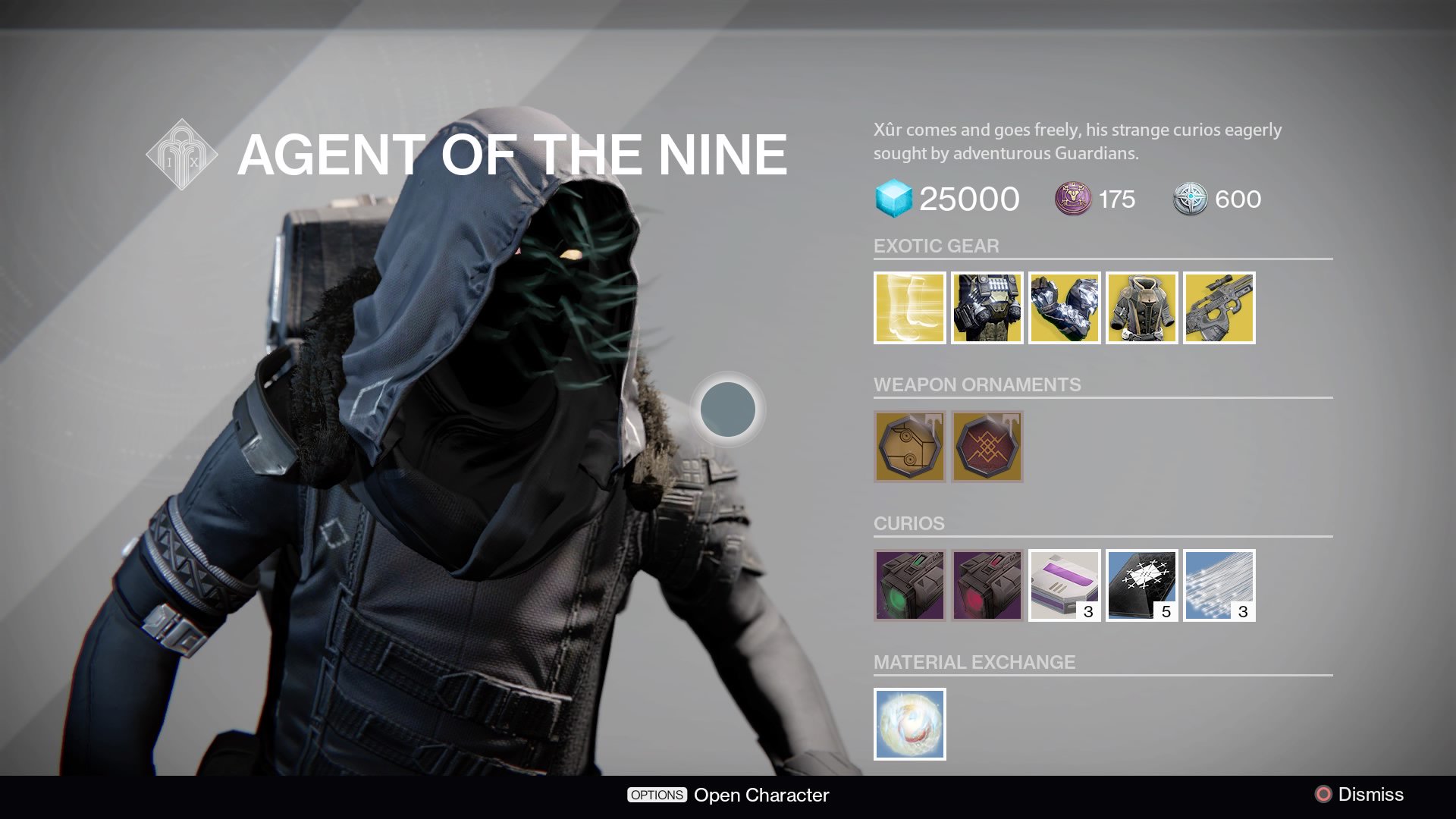 XUR destiny