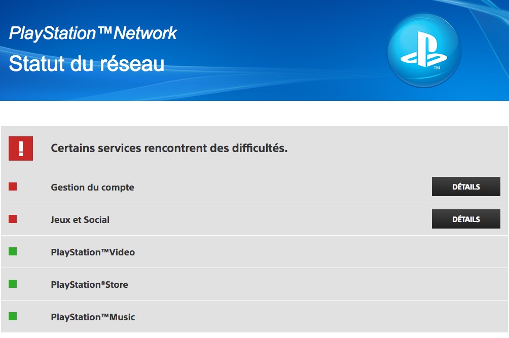 PSN Down septembre 2016