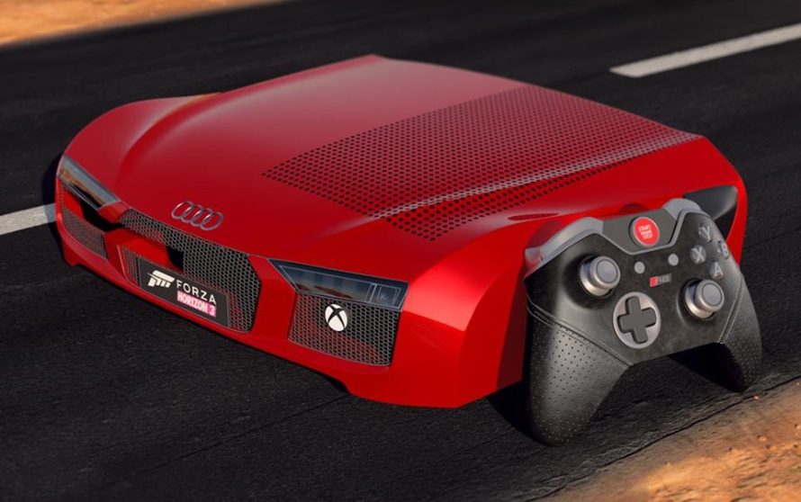 Microsoft dévoile une Xbox One S édition spéciale… Audi R8 !