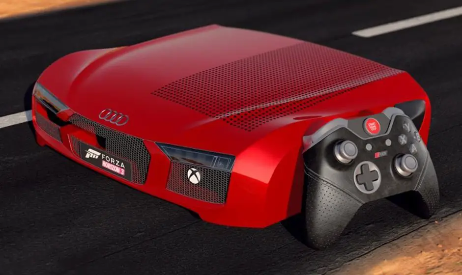Microsoft dévoile une Xbox One S édition spéciale... Audi R8 !