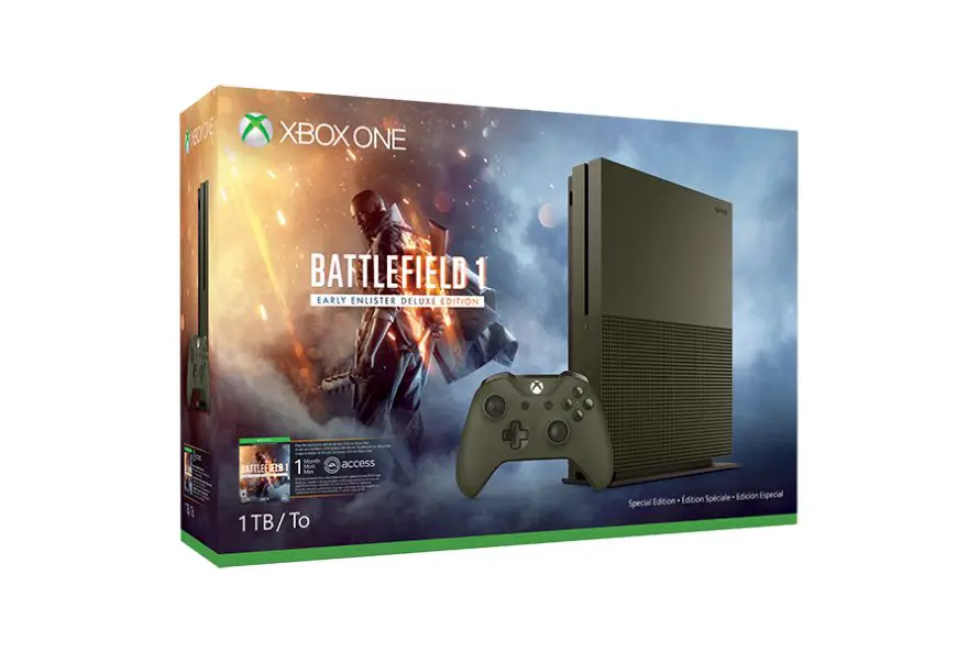 Une édition spéciale Battlefield 1 de la Xbox One S