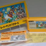 Une cartouche nipponne Super Mario Bros. complète