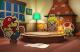 Mario Peach et Toad autour d'une table