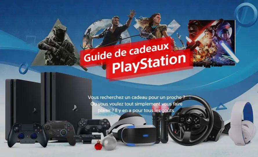 PlayStation lance un guide d’achat de cadeaux de Noël PS4