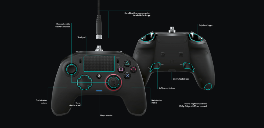 TEST | Manette PS4 Nacon Revolution Pro Controller