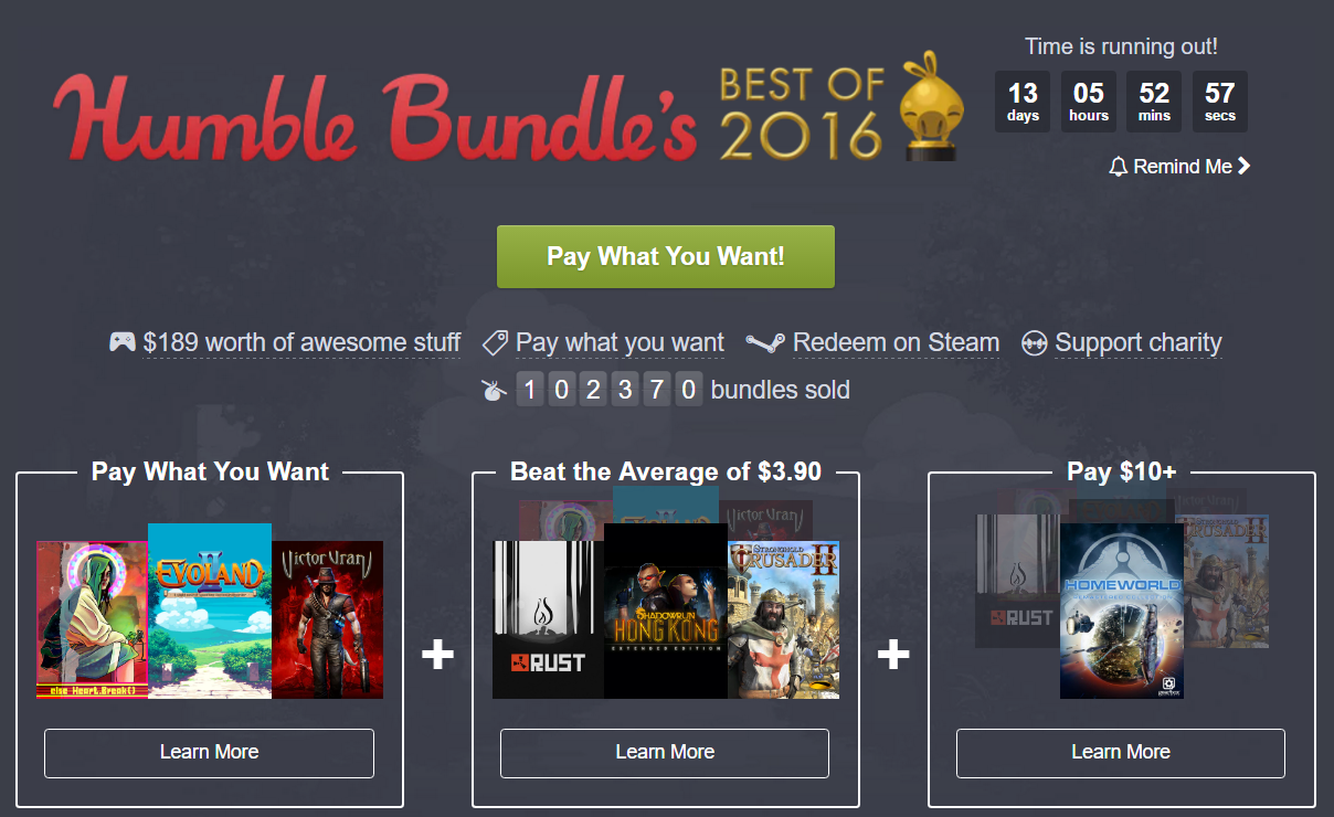 humble bundle 16