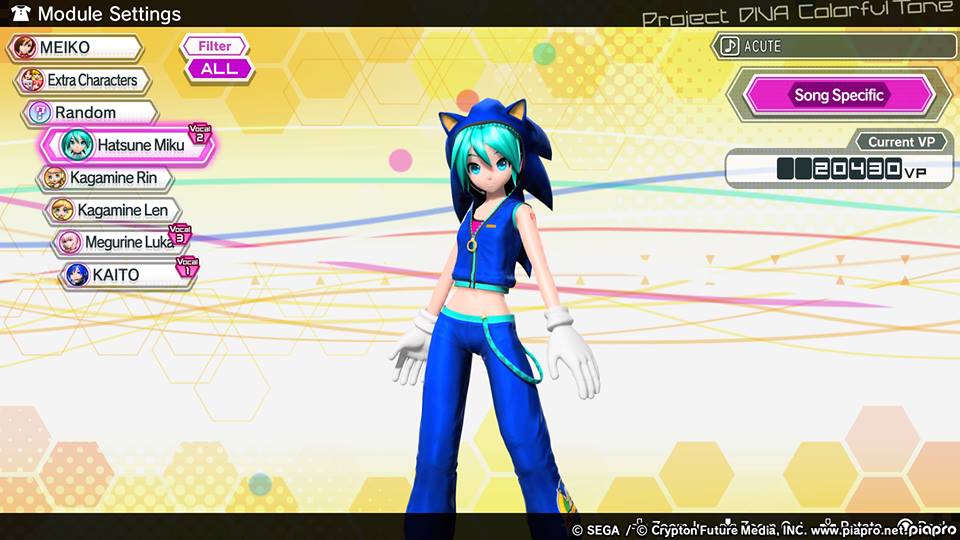 hatsune miku future tone screen 2