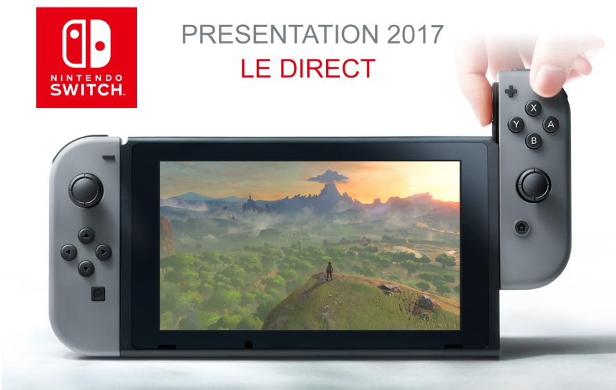 Nintendo Switch : Suivez la présentation de la console en direct