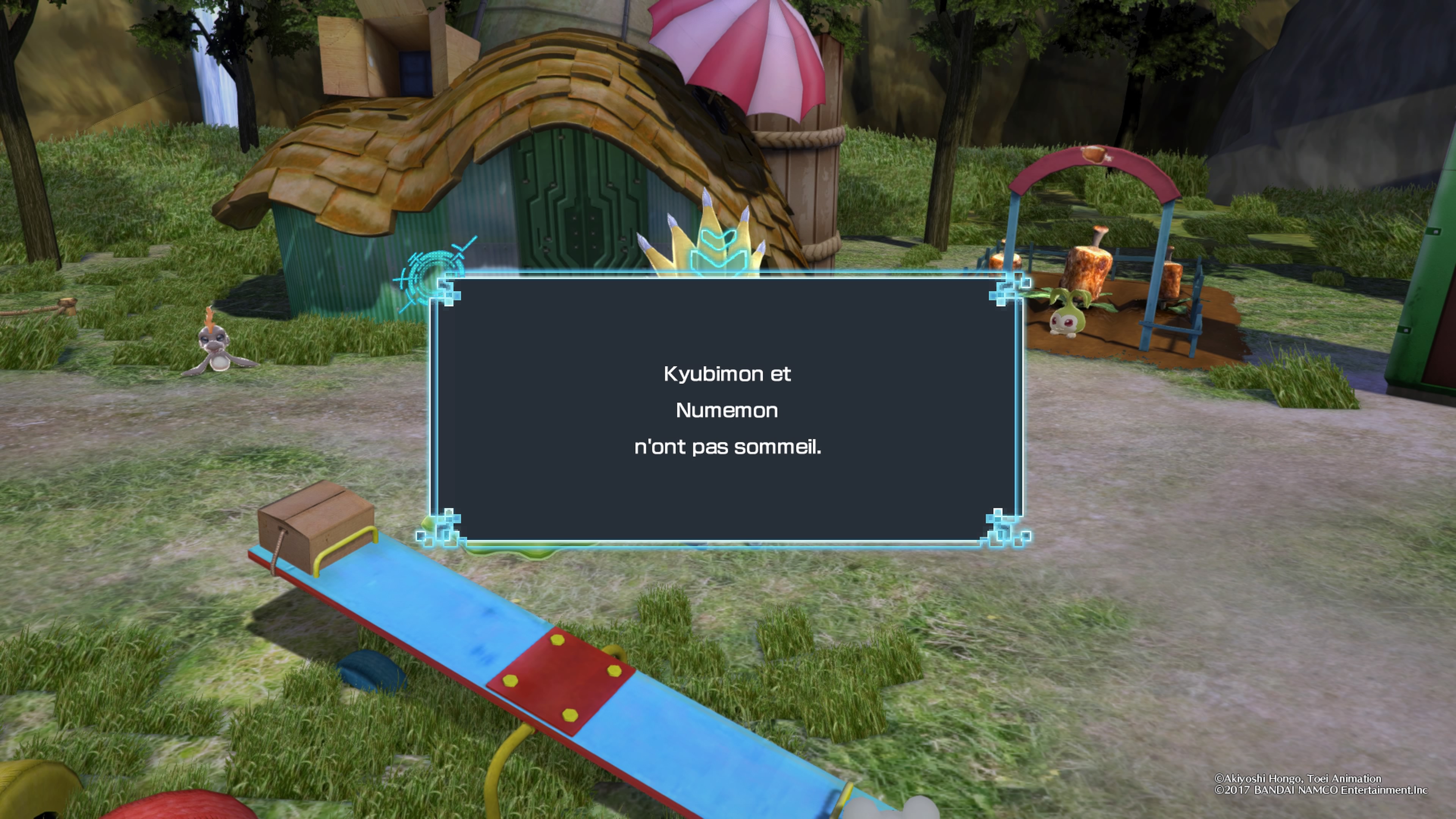 Des digimon qui dorment