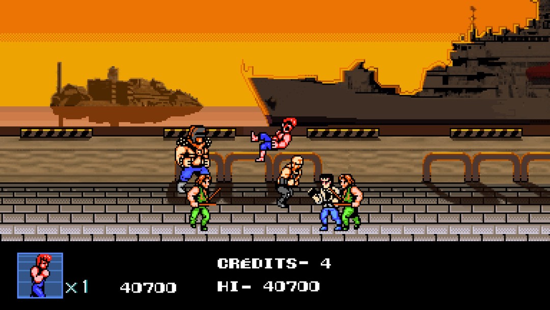 La jouabilité de Double Dragon 4 se révèle catastrophique dans cette configuration