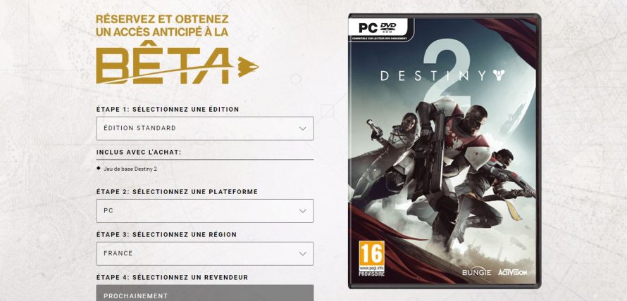 Destiny 2 : Toutes les éditions disponibles + une version PC confirmée !