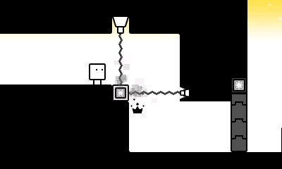 Stage laser bye-bye boxboy