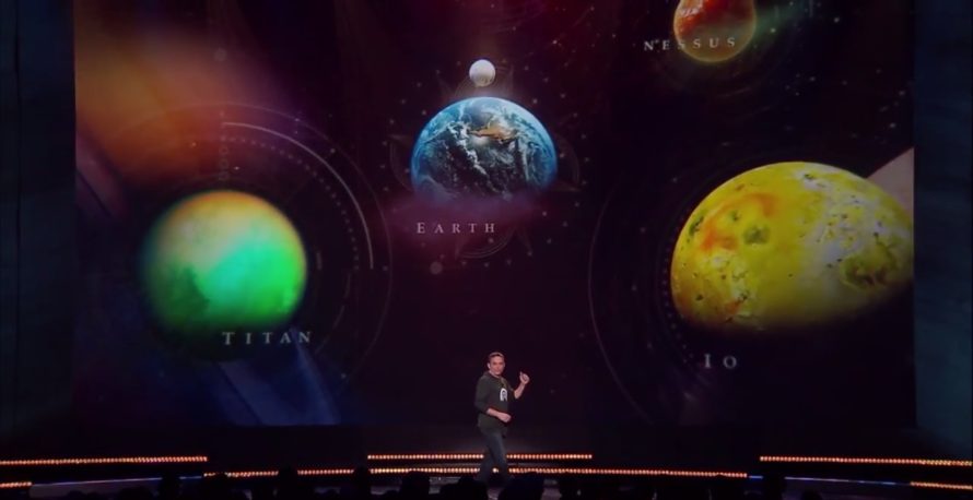 Voici les quatre planètes de Destiny 2 : Terre, Titan, Nessus et Io